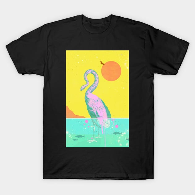 BIRD SNAKE T-Shirt by Showdeer